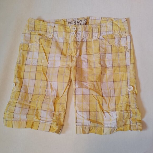 Checkered Plaid Golf Shorts Women's Bermudas Size - Picture 5 of 5